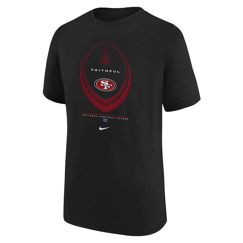 Youth Nike  Black San Francisco 49ers Icon Legend Dri-FIT T-Shirt