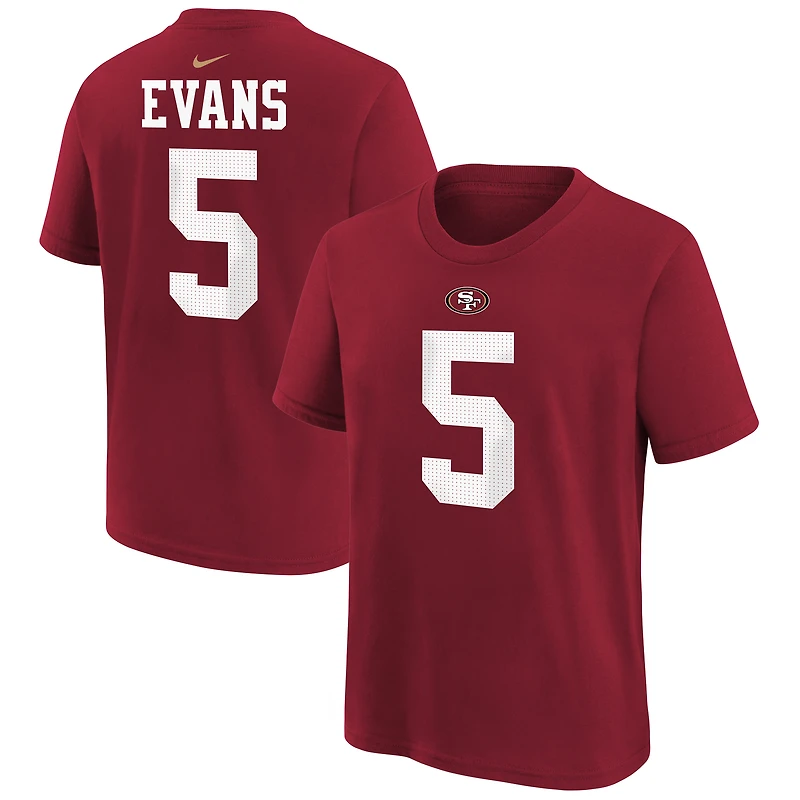Youth Nike Mike Evans Scarlet San Francisco 49ers Name & Number T-Shirt