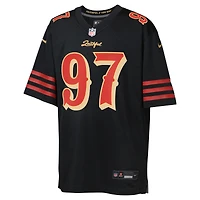Youth Nike Nick Bosa Black San Francisco 49ers 2025 Rivalries Collection Game Jersey