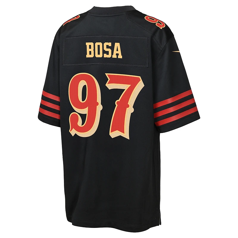 Youth Nike Nick Bosa Black San Francisco 49ers 2025 Rivalries Collection Game Jersey