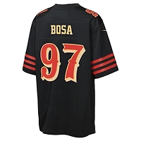 Youth Nike Nick Bosa Black San Francisco 49ers 2025 Rivalries Collection Game Jersey