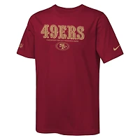 T-shirt Nike Scarlet pour jeune des San Francisco 49ers