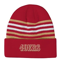 Youth Outerstuff  Scarlet San Francisco 49ers Essentials Cuffed Knit Hat