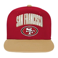 Casquette snapback Essentials Scarlet San Francisco 49ers pour jeunes Outerstuff
