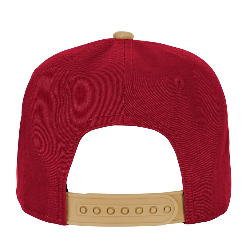 Casquette snapback Essentials Scarlet San Francisco 49ers pour jeunes Outerstuff