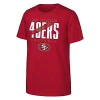 Youth Outerstuff Scarlet San Francisco 49ers Posterize T-Shirt