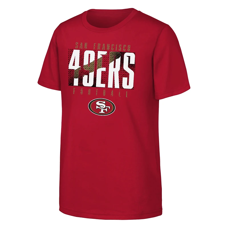 T-shirt à manches courtes pour jeunes NFL V114013 49ER B6D TEEYTHC HK1B7FJHAF01_B6D_49R # 11