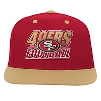 Casquette snapback Youth Outerstuff Scarlet San Francisco 49ers Team Gradient Deadstock