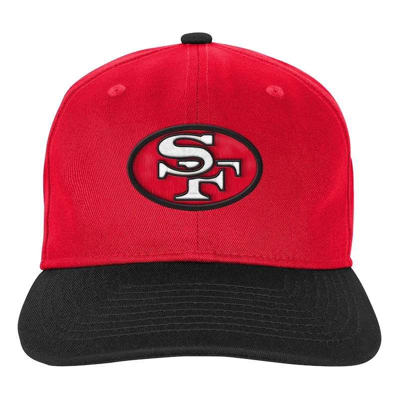 Youth Outerstuff  Scarlet San Francisco 49ers True Retro Adjustable Hat