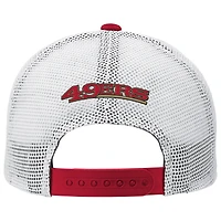 Youth Scarlet San Francisco 49ers Core Lockup Trucker Adjustable Hat