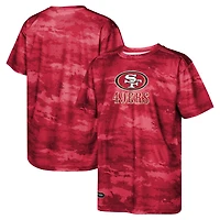 T-shirt de mêlée Scarlet San Francisco 49ers pour jeunes