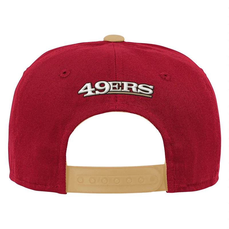 Casquette réglable pré-courbée Scarlet San Francisco 49ers pour jeunes