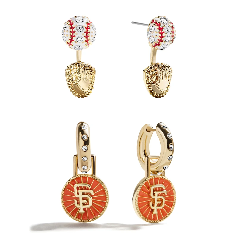 BaubleBar  San Francisco Giants Hoop Earring Set