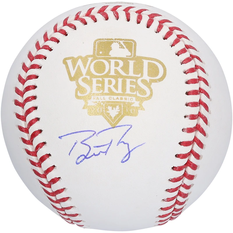 Buster Posey San Francisco Giants Autographed 2010 World Series Logo Baseball 