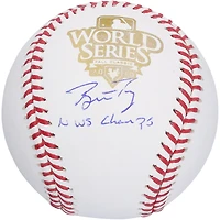 Buster Posey San Francisco Giants Autographed 2010 World Series Logo Baseball with "10 WS Champs" Inscription