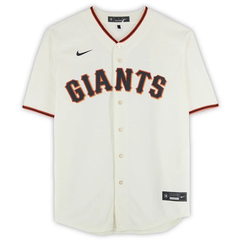 Buster Posey San Francisco Giants Autographed Cream Nike Replica Jersey