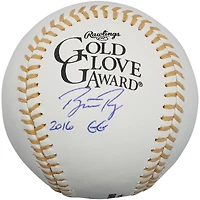 Buster Posey San Francisco Giants Autographed Gold Glove Logo Baseball with "2016 GG" Inscription