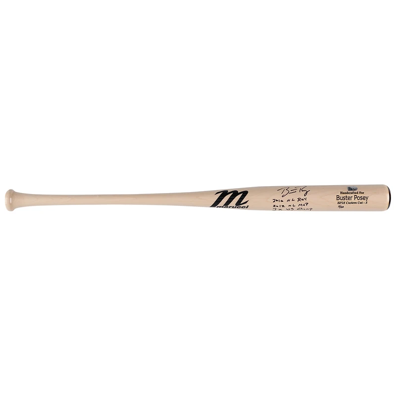 Buster Posey San Francisco Giants Autographed Marucci Game Model Bat with Multiple Inscriptions - Limited Edition of 10