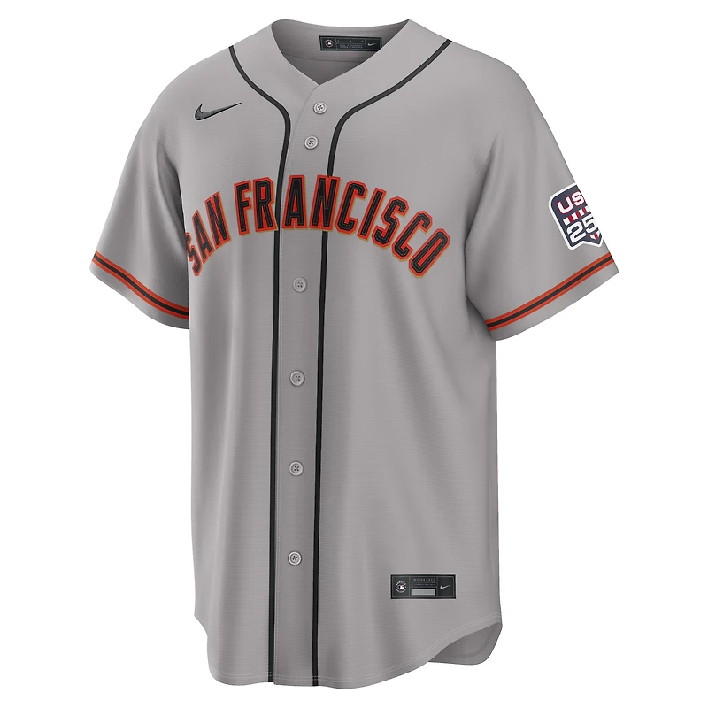 Fourth of July Men's San Francisco Giants Jung Hoo Lee Nike Gray USA 250 Stadium Jersey