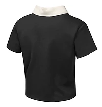 Girls Youth Black San Francisco Giants Base Trainer Johnny Polo and Skort Set