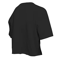 T-shirt d'équipe à paillettes Flip New Era noir pour filles des San Francisco Giants