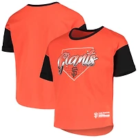 T-shirt orange San Francisco Giants Bleachers pour jeune fille