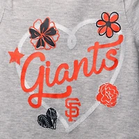 Infant Black/Orange/Gray San Francisco Giants Batter Up 3-Pack Bodysuit Set