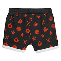 Infant  Black San Francisco Giants On Deck 2-Piece Diaper Cover Set