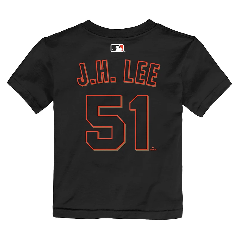 Infant Nike Jung Hoo Lee Black San Francisco Giants Name & Number T-Shirt