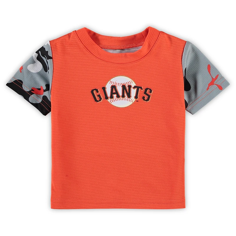 OST SF GIA CAMO PINCH HITTER SS TEE & SHORT SE KIDINFSHT