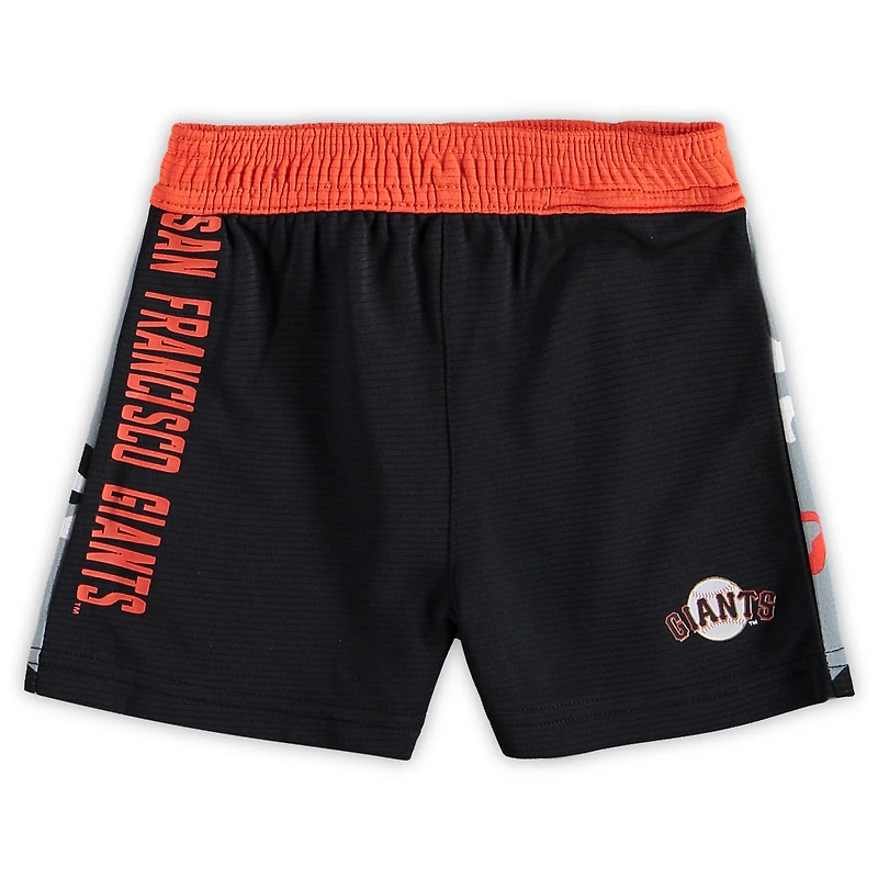 Infant Orange/Black San Francisco Giants Pinch Hitter T-Shirt & Shorts Set