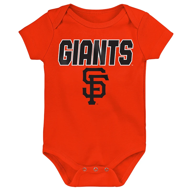 Ensemble de body 3 pièces Baby Outerstuff San Francisco Giants Home Plate