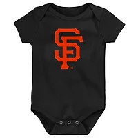 Infant San Francisco Giants Slide Home Three-Pack Bodysuit Set