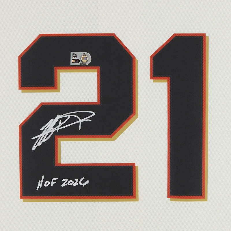 Jeff Kent San Francisco Giants Autographed Cream Nike Replica Jersey with "HOF 2026" Inscription