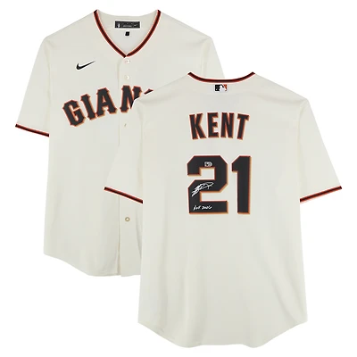 Jeff Kent San Francisco Giants Autographed Cream Nike Replica Jersey with "HOF 2026" Inscription