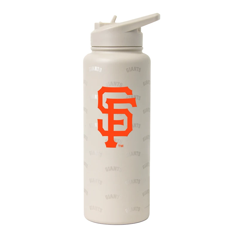 Logo Brands San Francisco Giants 34oz. Sand Ghost Quencher Bottle