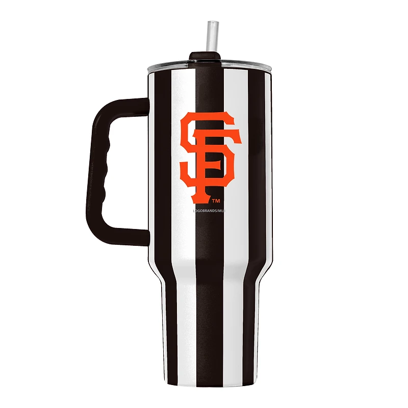Logo Brands San Francisco Giants 40oz Vertical Stripe Powder Coat Tumbler