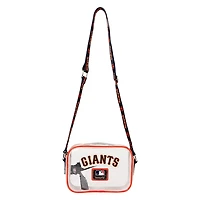 Sac bandoulière Loungefly San Francisco Giants transparent avec logo intégral