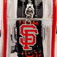 Loungefly San Francisco Giants Clear All Over Logo Crossbody Bag