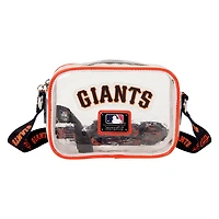 Sac bandoulière Loungefly San Francisco Giants transparent avec logo intégral