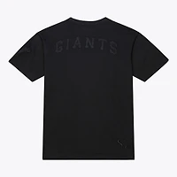 Men Mitchell & Ness Black San Francisco Giants Cooperstown Collection Phantom T-Shirt