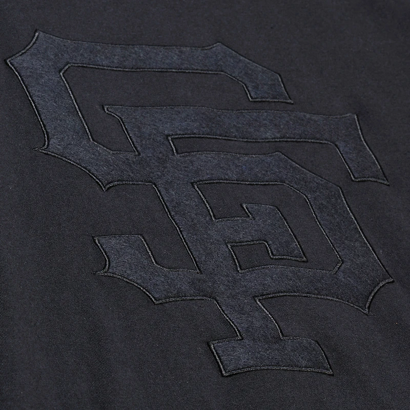 Men Mitchell & Ness Black San Francisco Giants Cooperstown Collection Phantom T-Shirt