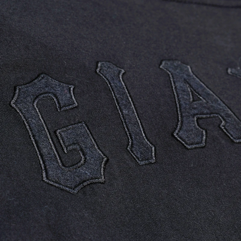 Men Mitchell & Ness Black San Francisco Giants Cooperstown Collection Phantom T-Shirt