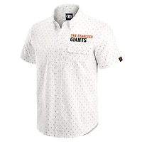 Chemise boutonnée imprimée crème pour homme de la collection Darius Rucker par Fanatics des Giants San Francisco