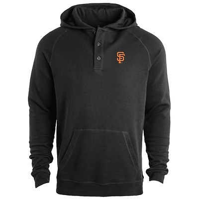 Sweat à capuche léger manches raglan noir Dunbrooke pour homme des San Francisco Giants Montana