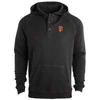 Sweat à capuche léger manches raglan noir Dunbrooke pour homme des San Francisco Giants Montana