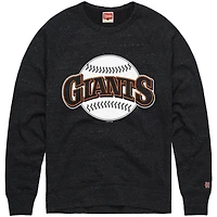 Sweat-shirt rétro tri-blend pour homme, couleur charbon, hommage aux Giants de San Francisco