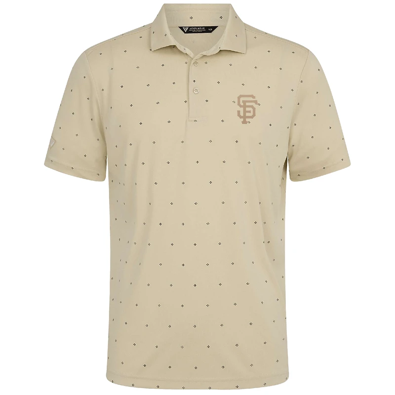 Polo Vision crème Levelwear pour homme des Giants de San Francisco