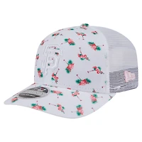 Casquette extensible à bouton-pression Flamingo 9SEVENTY blanche New Era pour homme des Giants de San Francisco