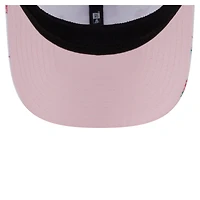 Casquette extensible à bouton-pression Flamingo 9SEVENTY blanche New Era pour homme des Giants de San Francisco
